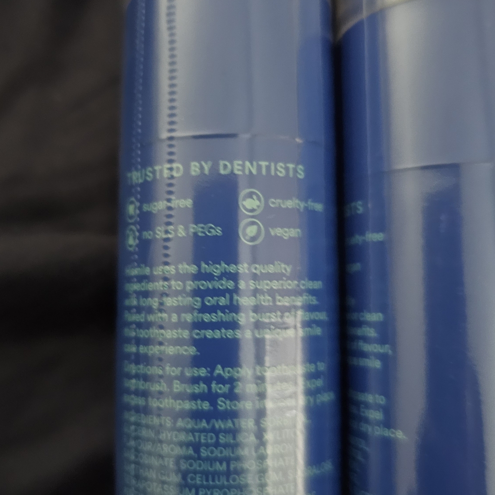 Hismile Blue Raspberry Toothpaste 2 Pack - Picture 4 of 5